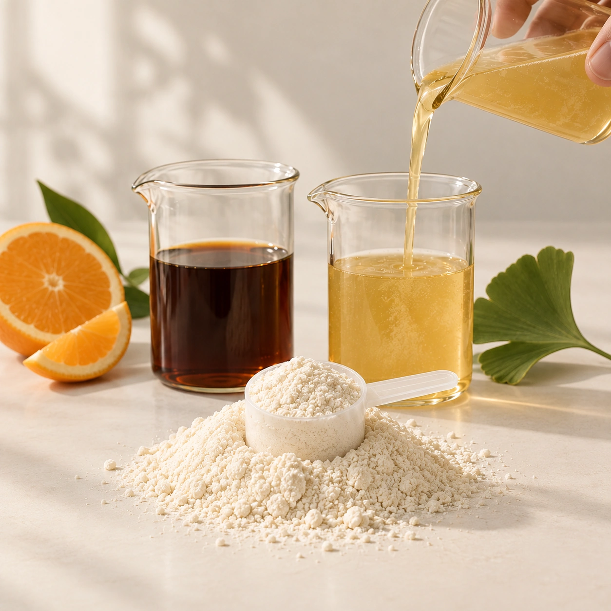 Liquid + powder, your way