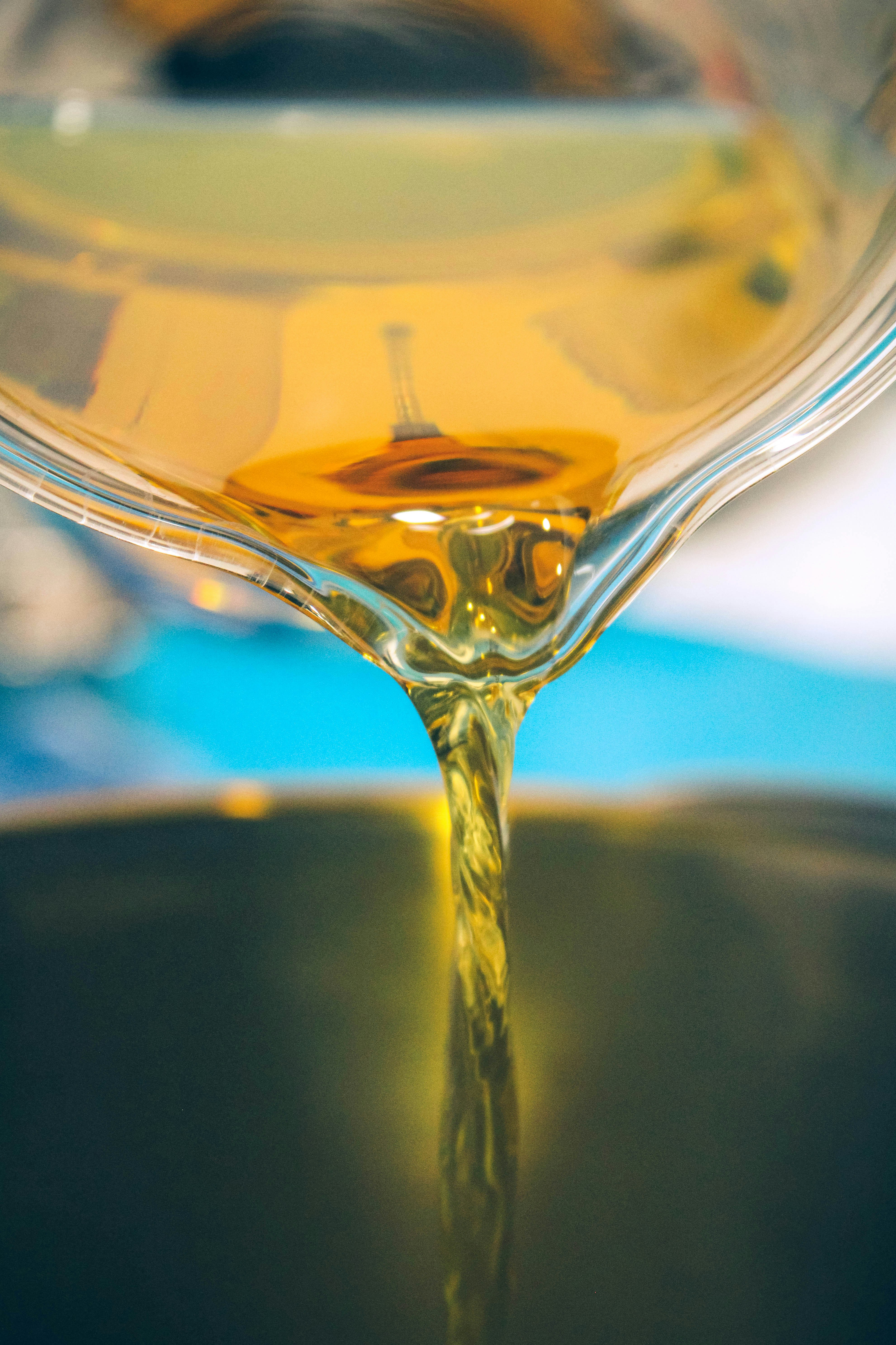 Three organic cold-pressed oils